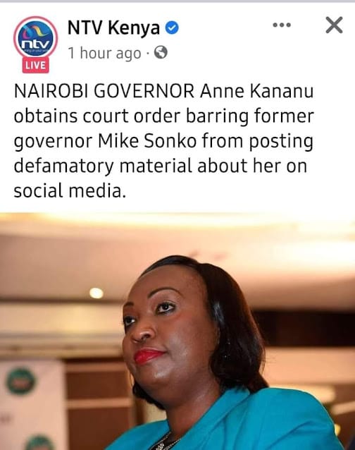 " Ulitolea Ngotha Judges na Wakili wangu ukalie Kiti, " Sonko reacts to Governor Kananu court order