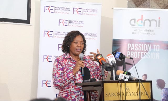 FKE Executive Director and CEO Jacqueline Mugo FKE Executive Director and CEO Jacqueline Mugo