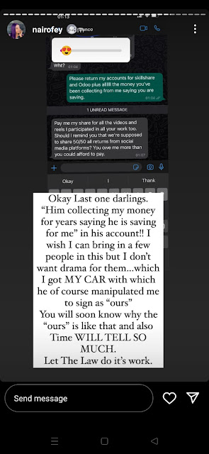 Nairofey and Yeforian, a popular YouTube couple, clash and fight over faking their social media lives