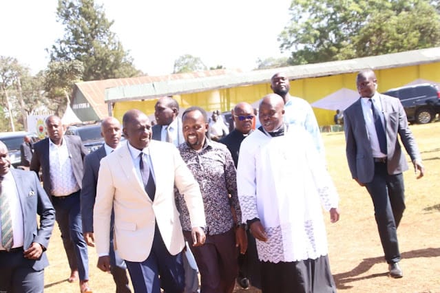 President Ruto at father Henry Juma Odonya ordination