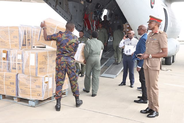 Food to South Sudan shipment