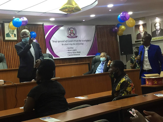 COTU officials preside the launch of Jiepushe na Corona by Frank Thoya COTU officials preside the launch of Jiepushe na Corona by Frank Thoya