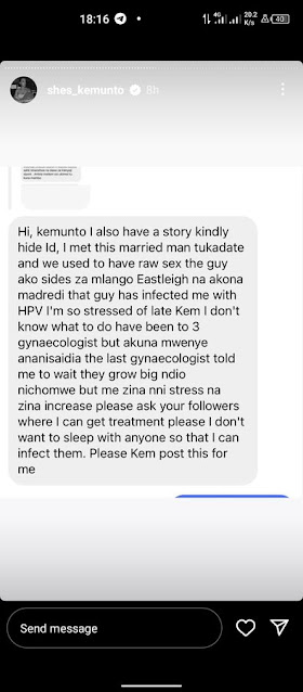 [Confessions] Usherati Promax! Top Sodom and Gomorrah confessions posted on shes_kemunto Insta stories