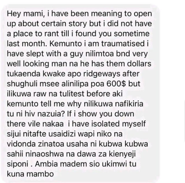 [Confessions] Usherati Promax! Top Sodom and Gomorrah confessions posted on shes_kemunto Insta stories