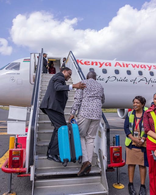 DP Rigathi Gachagua heading to Mombasa DP Rigathi Gachagua heading to Mombasa