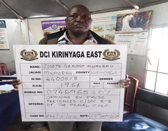 Joseph Gakono arrests