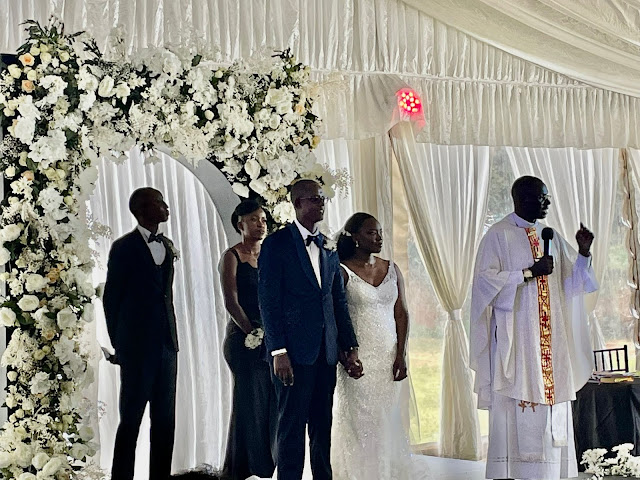 Governor James Orengo daughter's wedding with Sam in Karen photo Governor James Orengo daughter's wedding with Sam in Karen photo