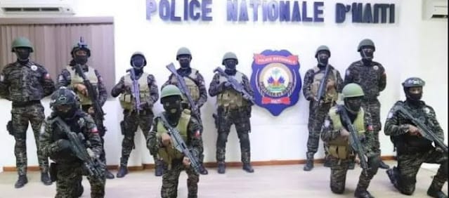 Haiti Police officers