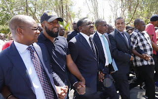 Mombasa Governor Hassan Ali Joho with other CORD members after he recorded a statement. PHOTO | Courtesy Mombasa Governor Hassan Ali Joho with other CORD members after he recorded a statement. PHOTO | Courtesy