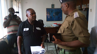 Thugs destroyed his properties at the constitutional office in Majengo Mombasa. PHOTO | AWITI FB hugs destroyed his properties at the constitutional office in Majengo Mombasa. PHOTO | AWITI FB