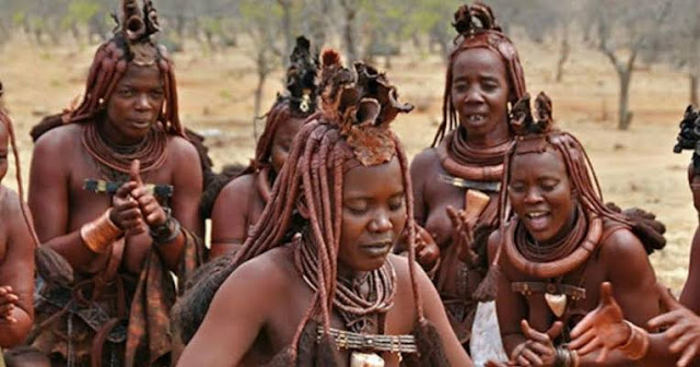 Himba people from Namibia have the most celebrated tradion in Africa Himba people from Namibia have the most celebrated tradion in Africa