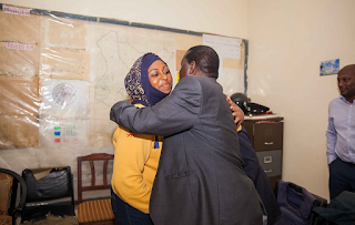 Aisha Jumwa and other mebers of CORD realised. The case will be heard next week.