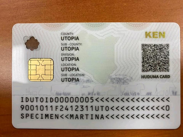 Mass Huduma Namba card printing starts, registered users to get SMS notification
