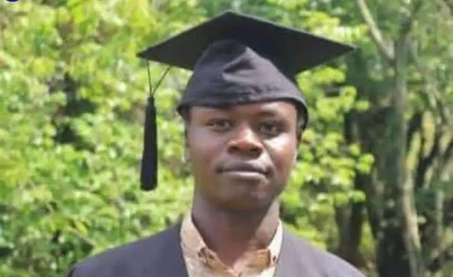 Michael Kibet, a Jomo Kenyatta University of Agriculture and Technology (JKUAT) graduate Michael Kibet, a Jomo Kenyatta University of Agriculture and Technology (JKUAT) graduate