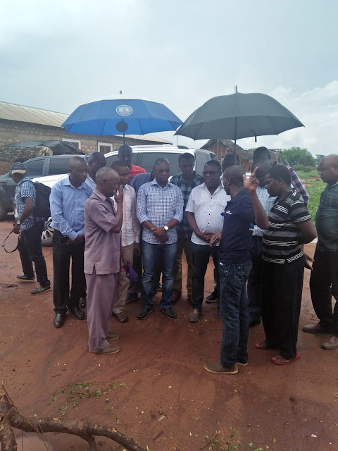 Magarini MP Michael Kingi visit the affected families. PHOTO | BANA Magarini MP Michael Kingi visit the affected families. PHOTO | BANA