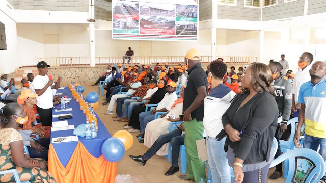 [PHOTOS] Coast Counties ODM youth league meet grassroots delegates ahead of 2022