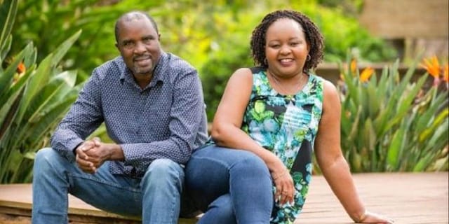 Governor Anne Waiguru together with her husband Kamotho Waiganjo