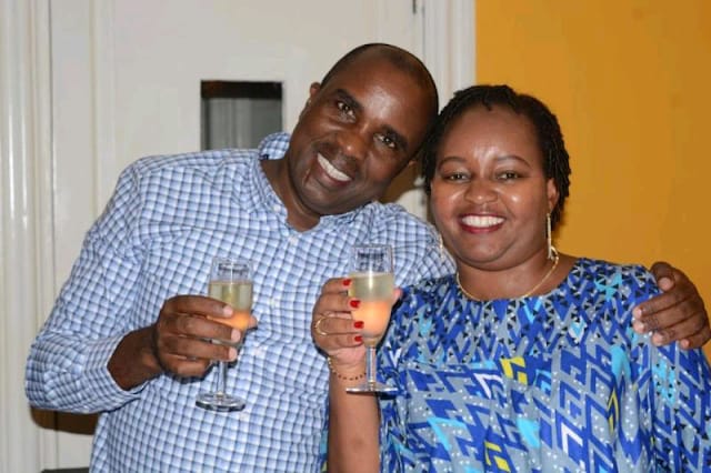 Governor Anne Waiguru with her husband Kamotho waiganjo