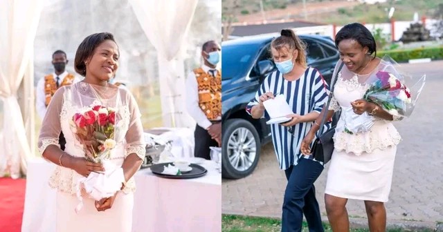 Mary Kiobi and Francis Atwoli birthday celebration photos