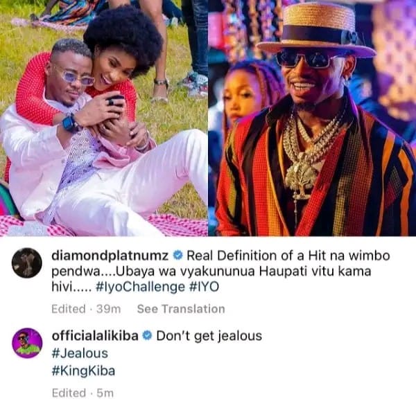 Diamond Platinumz and Ali Kiba fights photo Diamond Platinumz and Ali Kiba fights photo