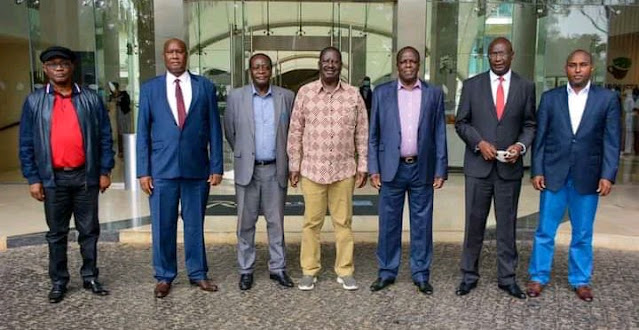 Raila Odinga hosts all Western region governors Raila Odinga hosts all Western region governors photo