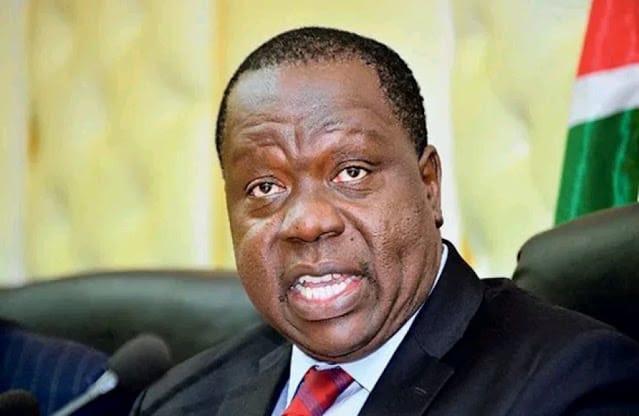 Fred Matiang arrested Why Elite Police officers raid Fred Matiang'is’ home in Karen? Raila speaks