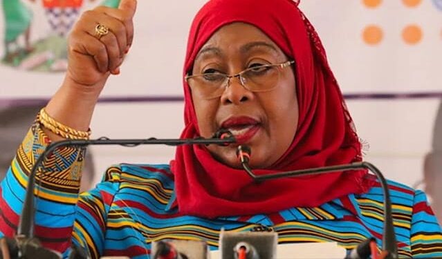President Samia Suluhu of Tanzania