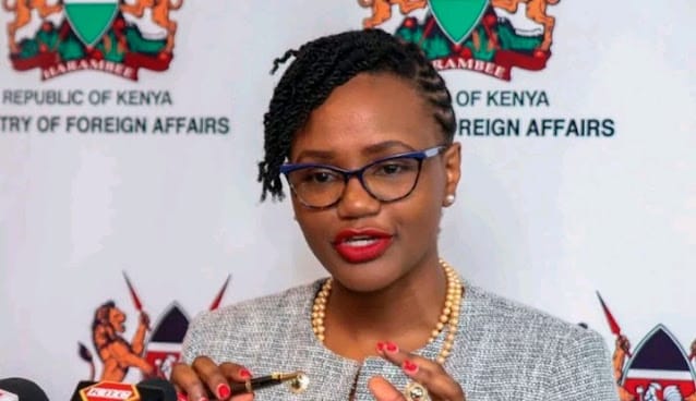 Principal Secretary for Foreign and Diaspora Affairs Roseline Njogu Government apologizes for Sh1 Million error on I'D and Passport application