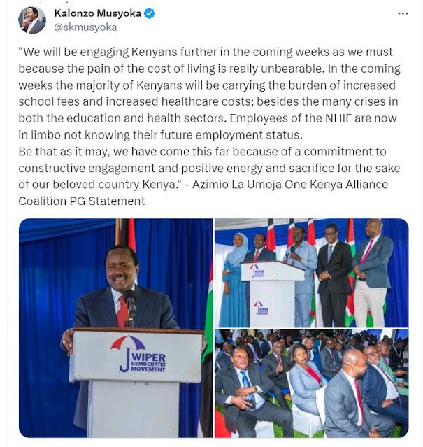 Kalonzo given tough ultimatums Kalonzo given tough ultimatums