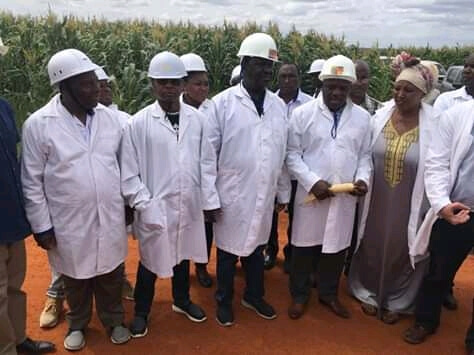 Raila Odinga in Galana Kulalu with Governor Amason Kingi and CS Mwangi Kiunjuri. PHOTO | BMI Raila Odinga in Galana Kulalu food security project.