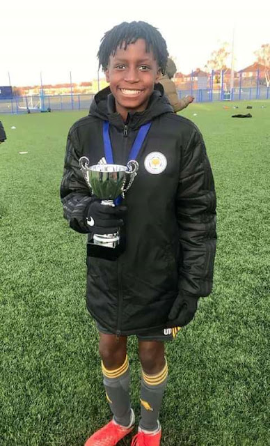 Mwadime Kazungu who plays at Leicester U15 says King Power is home