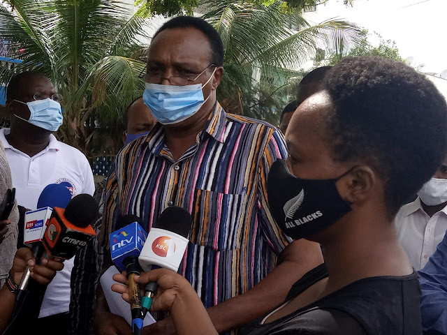 CS James Macharia skipping graft questions CS James Macharia on spot over graft from projects