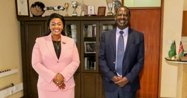 Photos of Raila Odinga with Cate Waruguru capitol hill New capitol hill laundry... Raila Odinga with Cate Waruguru capitol hill