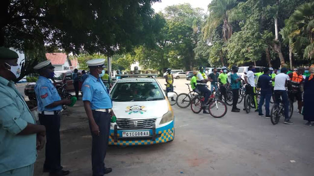 Mombasa climate change race Ride against climate change event kick-off in Mombasa