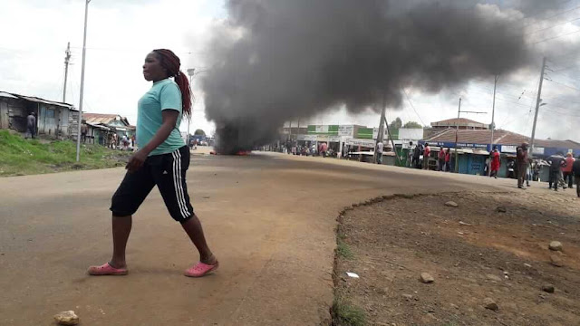 Police shot a cobbler for not wearing a face-mask, nandi residents protest