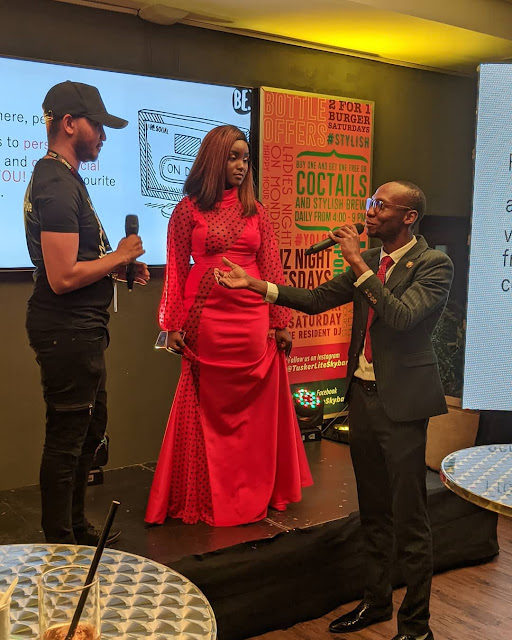 Dr Ofweneke at be socail event with Socialite shakilla
