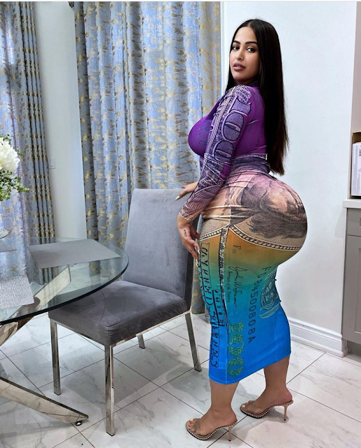 Canadian socialite Miss Diamond Doll excites fans after posting her curvaceous photo Canadian socialite Miss Diamond Doll excites fans after posting her curvaceous photo