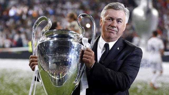Carlo Ancelotti at Real Madrid.