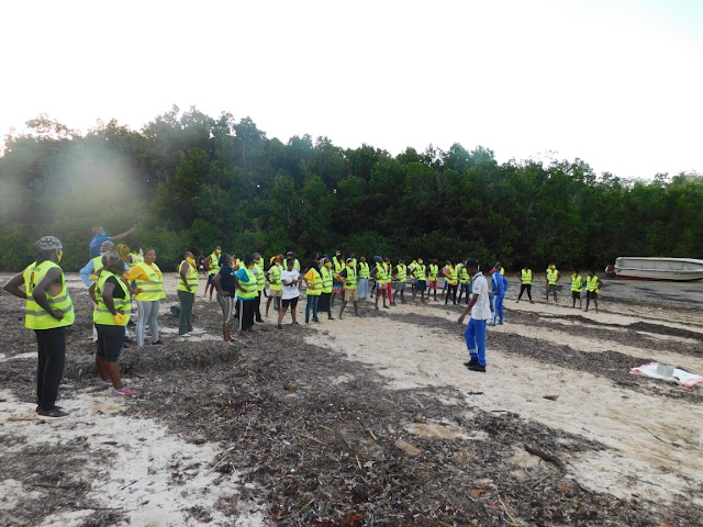Kilifi incoming Senator lawyer George Kithi spearheaded a cleaning drive at Mtwapa