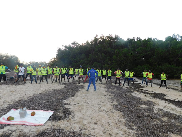 Kilifi incoming Senator lawyer George Kithi spearheaded a cleaning drive at Mtwapa