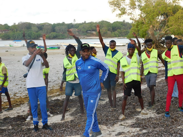 Kilifi incoming Senator lawyer George Kithi spearheaded a cleaning drive at Mtwapa