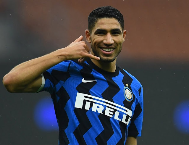 Inter player Achraf Hakimi