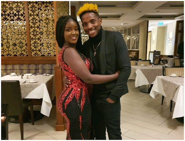 Nairobi socialite Shakilla with Eric Omondi