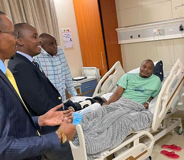 Starehe Mp Charles Njagua ‘Jaguar’ in MP Shah hospital photos Starehe Mp Charles Njagua ‘Jaguar’ in MP Shah hospital photos