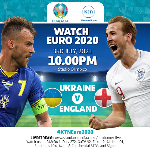 Ukraine VS England at KTN home Euro 2020 match of the day photo