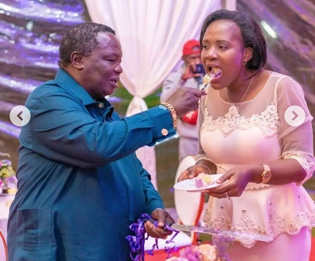 Mary Kiobi and Francis Atwoli birthday celebration photos
