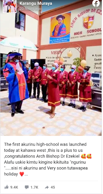 Akorino Arch Bishop Dr Ezekiel photo