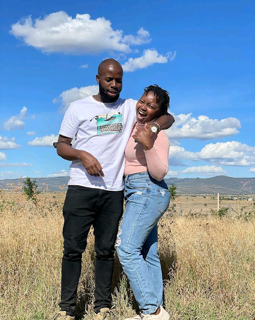 Vlogger Esther Kazungu with her husband James Kibunjah photo Vlogger Esther Kazungu with her husband James Kibunjah photo