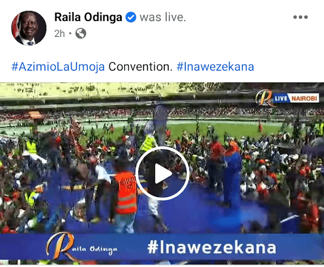 Cristiano Ronaldo sends a statement to former Prime Minister Raila Odinga Cristiano Ronaldo sends a statement to former Prime Minister Raila Odinga photo