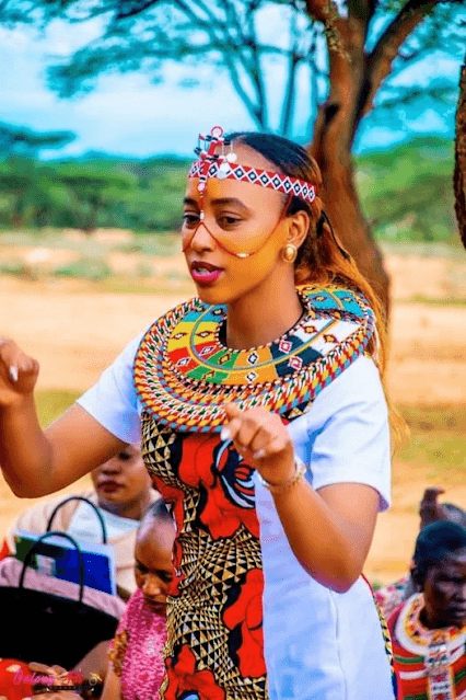 Big booty cute Maasai lady Hezena Lemaletian photo